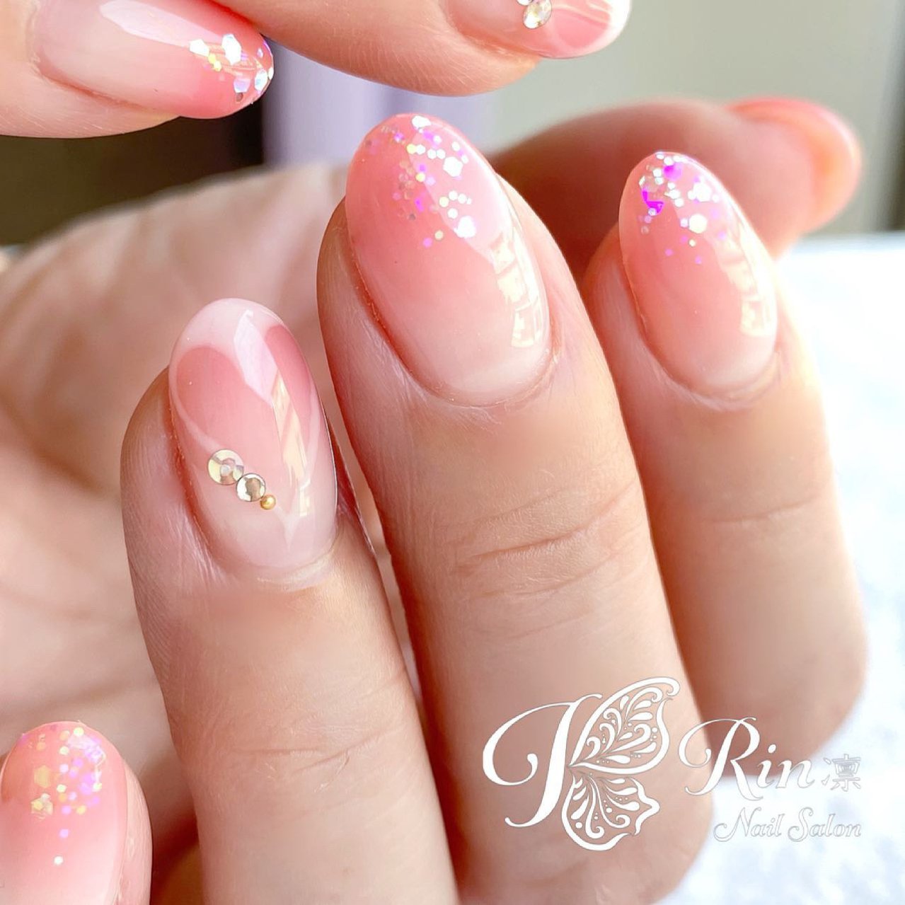 夏 オールシーズン オフィス 女子会 ハンド Rin Nailのネイルデザイン No ネイルブック