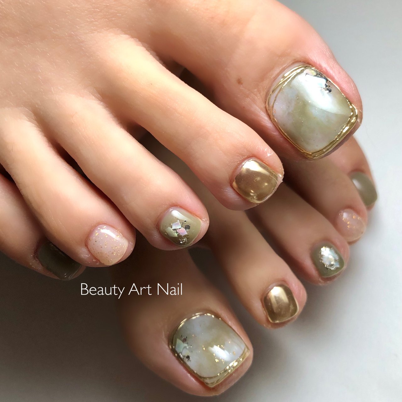 夏 パーティー デート 女子会 フット Yurikabambaのネイルデザイン No ネイルブック