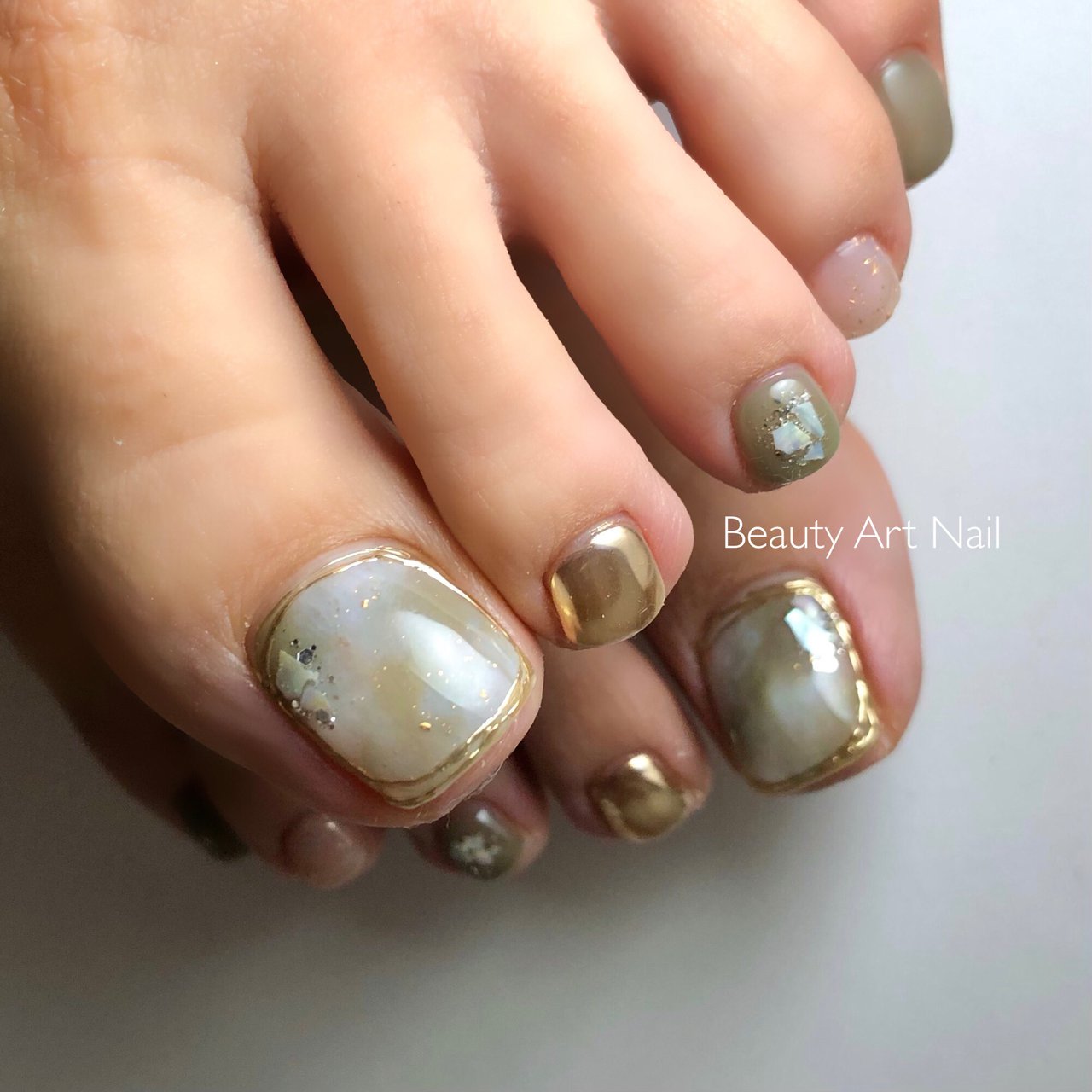 夏 パーティー デート 女子会 フット Yurikabambaのネイルデザイン No ネイルブック