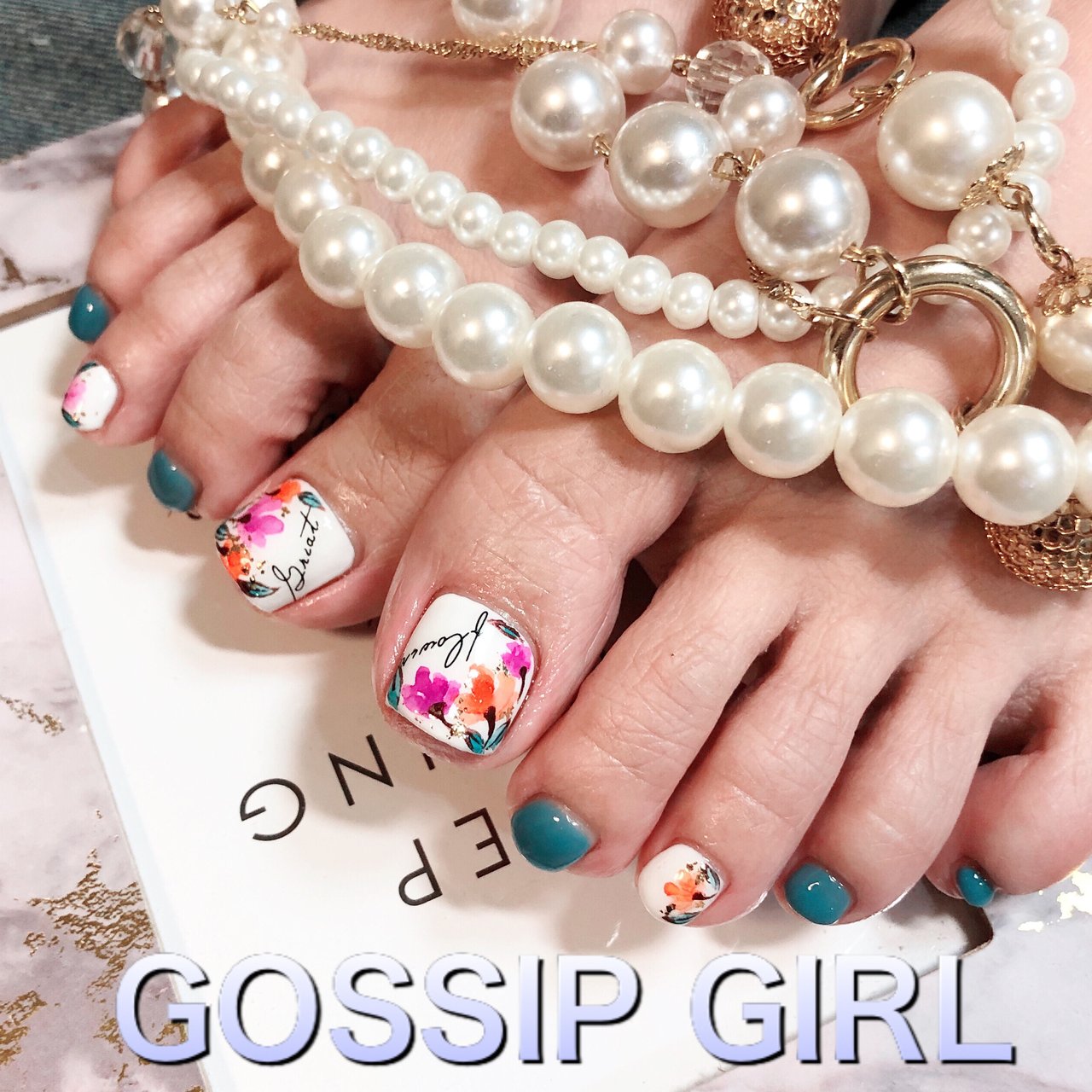 フット Gossip Girlのネイルデザイン No ネイルブック