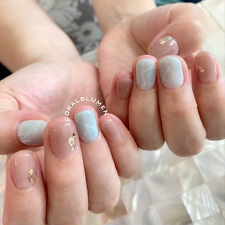 コーラルブルーメンのネイルデザイン ネイルブック