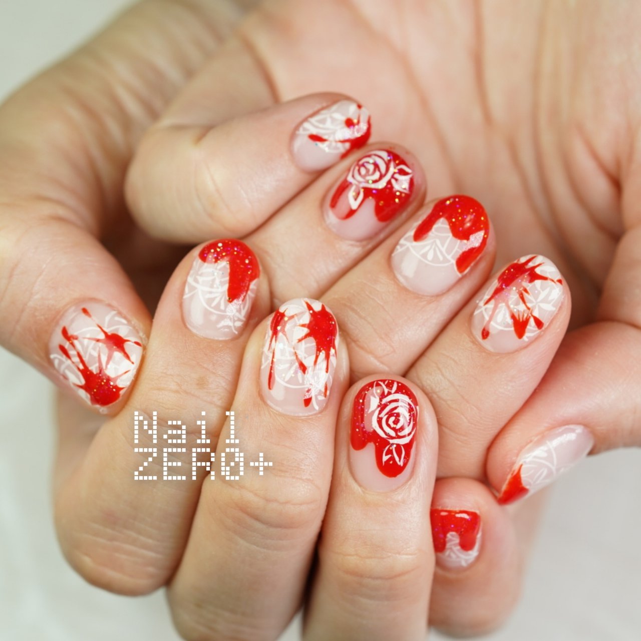 オールシーズン ライブ ハンド グラデーション レース 塩見隼人 池袋 ネイルゼロプラスのネイルデザイン No ネイルブック