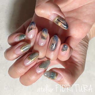 カラフル セルフネイル Fioritura Paintingのネイルデザイン ネイルブック