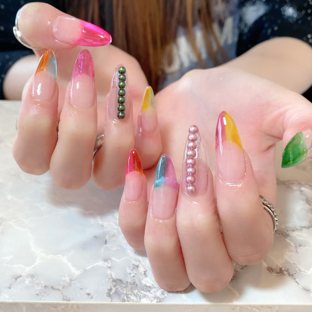 夏 海 リゾート ライブ ハンド Edy Nailのネイルデザイン No ネイルブック