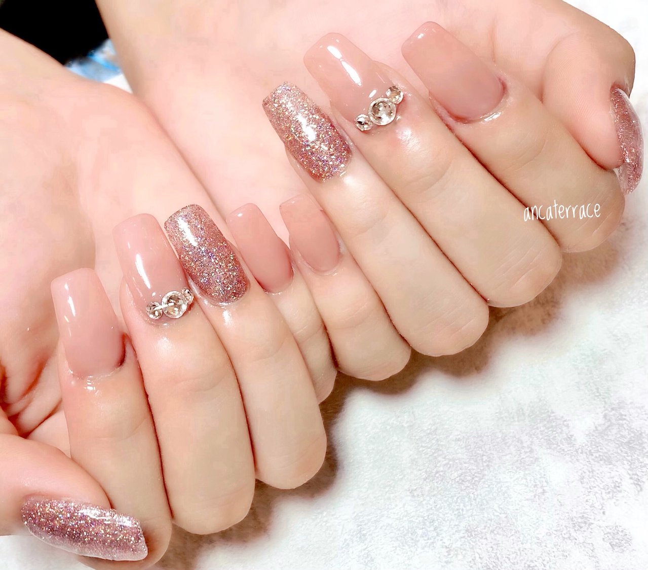 オールシーズン ブライダル パーティー 女子会 ハンド Anca Terraceのネイルデザイン No ネイルブック