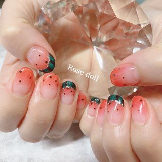 スイカのネイルデザイン ネイルブック