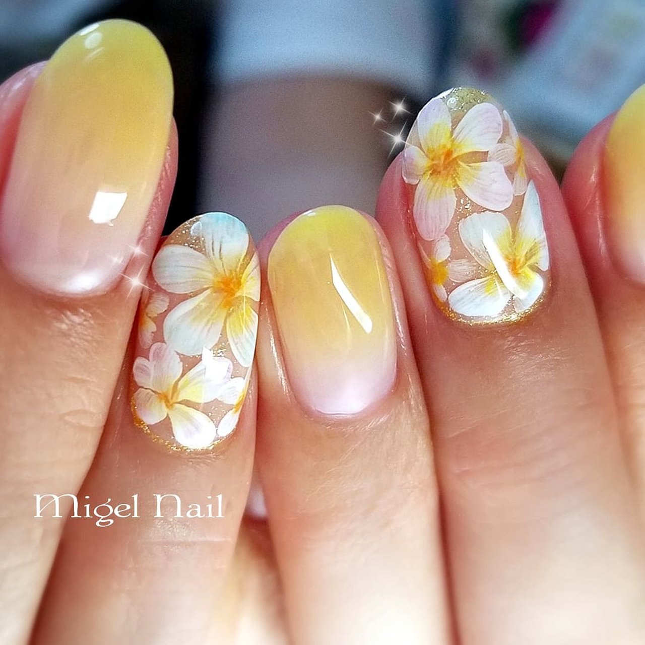 夏 リゾート ブライダル パーティー ハンド Migel Nailのネイルデザイン No ネイルブック