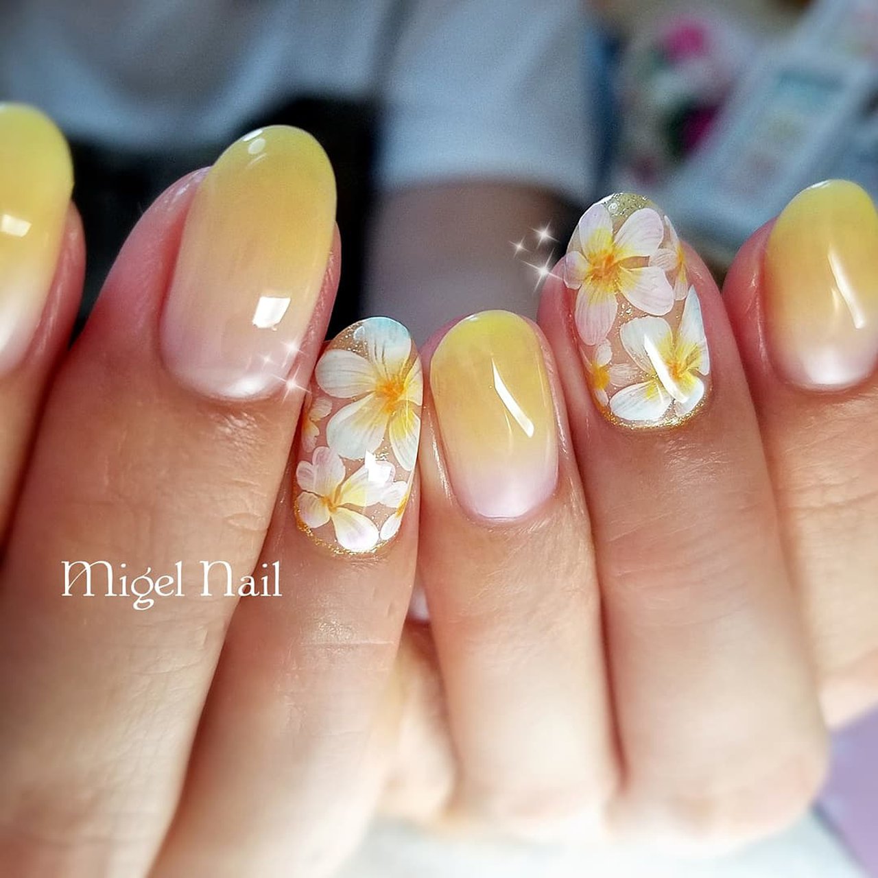 夏 リゾート ブライダル パーティー ハンド Migel Nailのネイルデザイン No ネイルブック