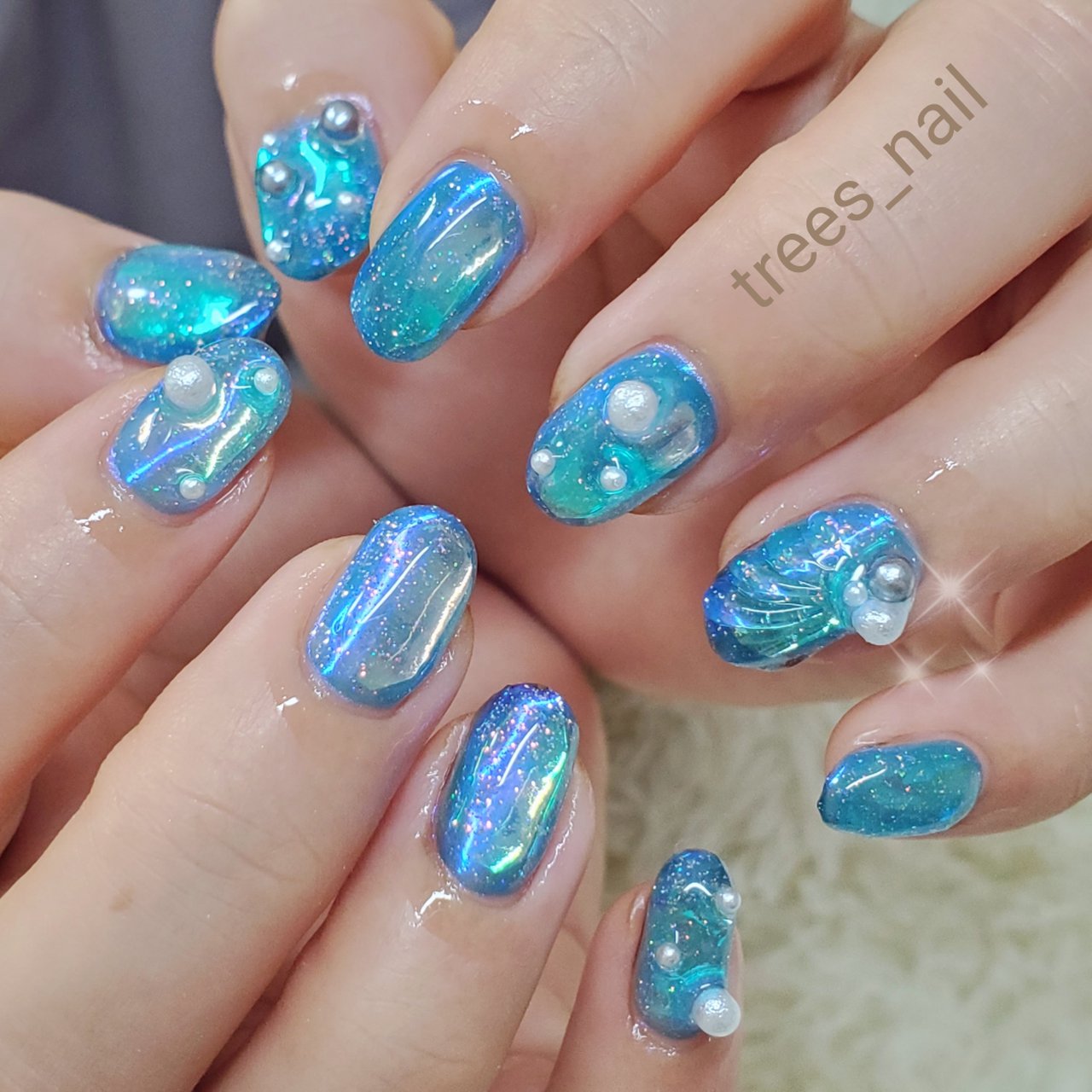 trees_nailのネイルデザイン[No.6511720]｜ネイルブック 