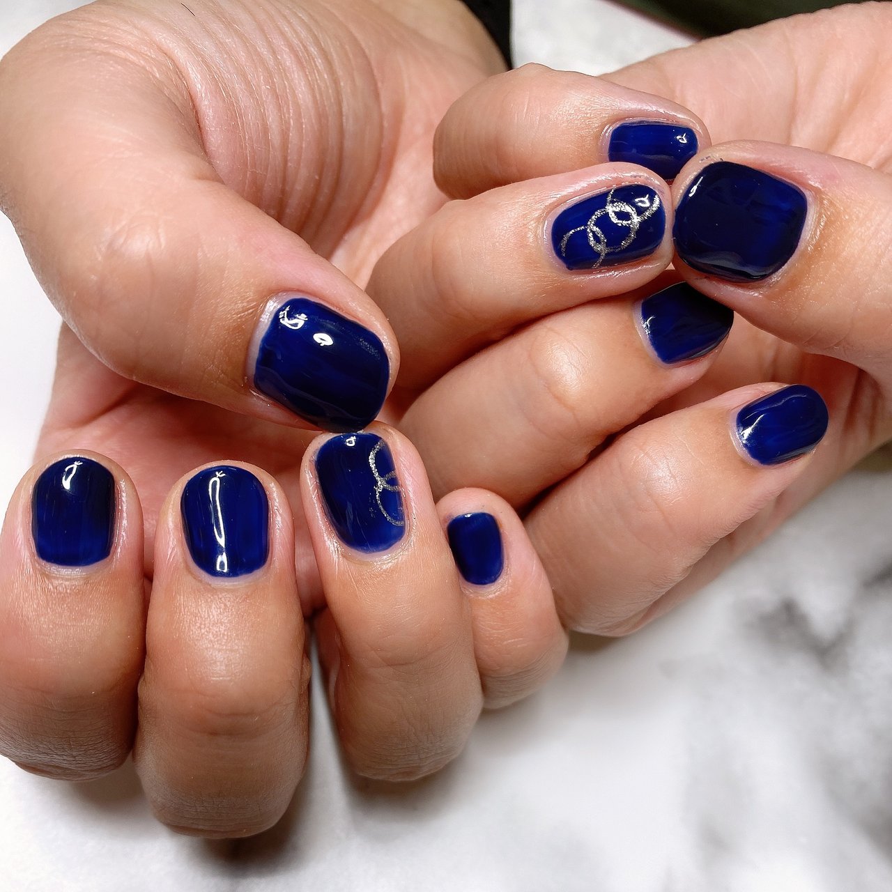 夏 ハンド シンプル ワンカラー ショート Nailsalon Sireneのネイルデザイン No ネイルブック