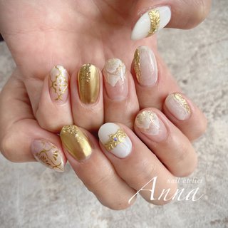 モロッカンタイルのネイルデザイン ネイルブック