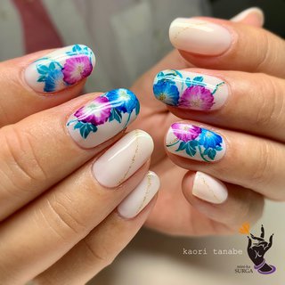 和 グリーンのネイルデザイン ネイルブック