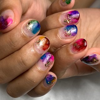 インクアートネイルのネイルデザイン ネイルブック