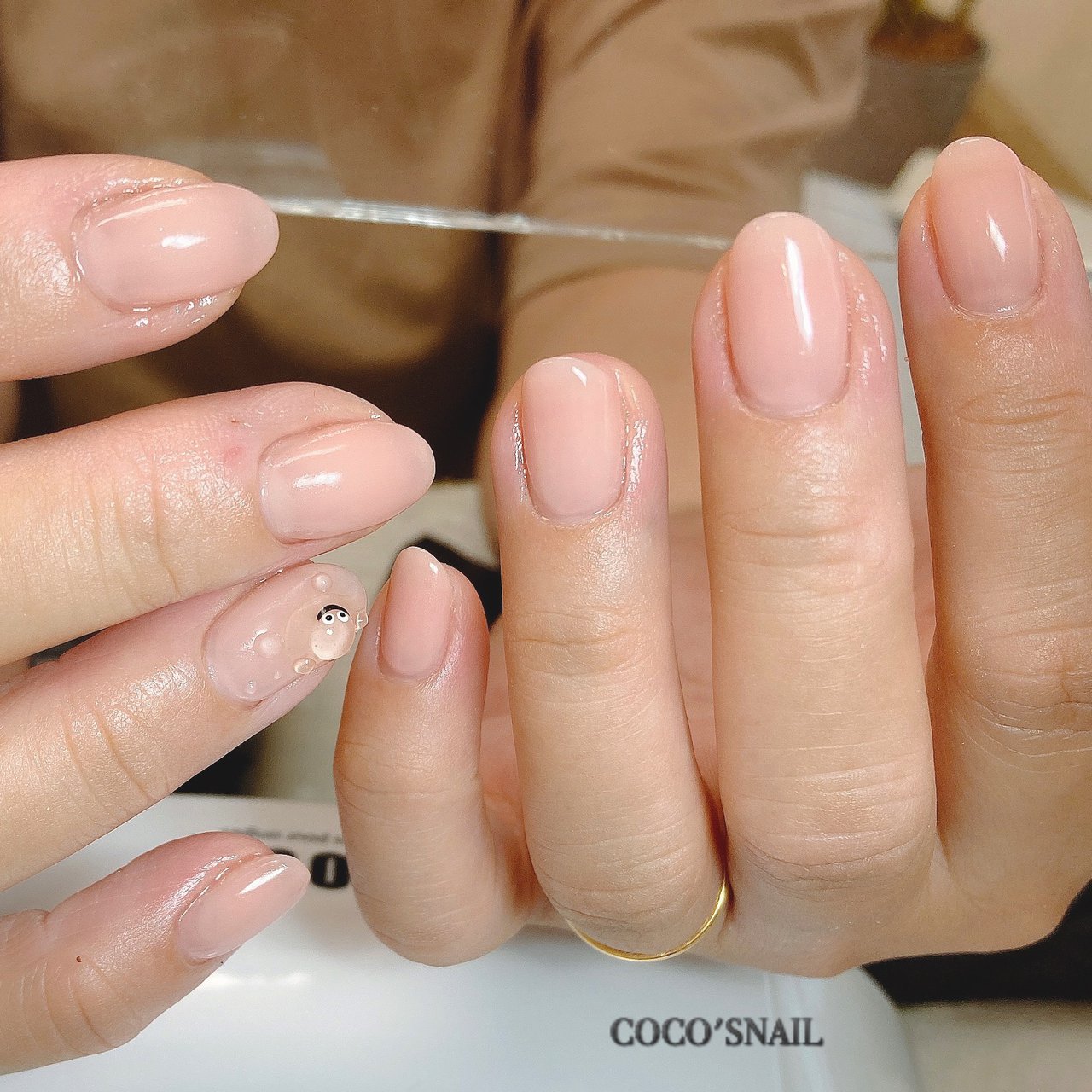 オールシーズン ハンド シンプル ワンカラー ショート Coco S Nailのネイルデザイン No ネイルブック