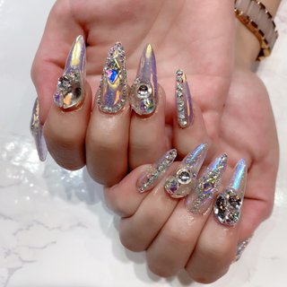 フット 派手ネイルのネイルデザイン ネイルブック