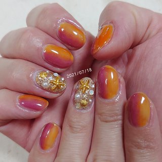 21年 新着順 ラメ ピンク セルフネイルのネイルデザイン ネイルブック