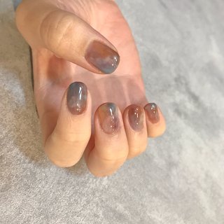 夕焼けネイルのネイルデザイン ネイルブック