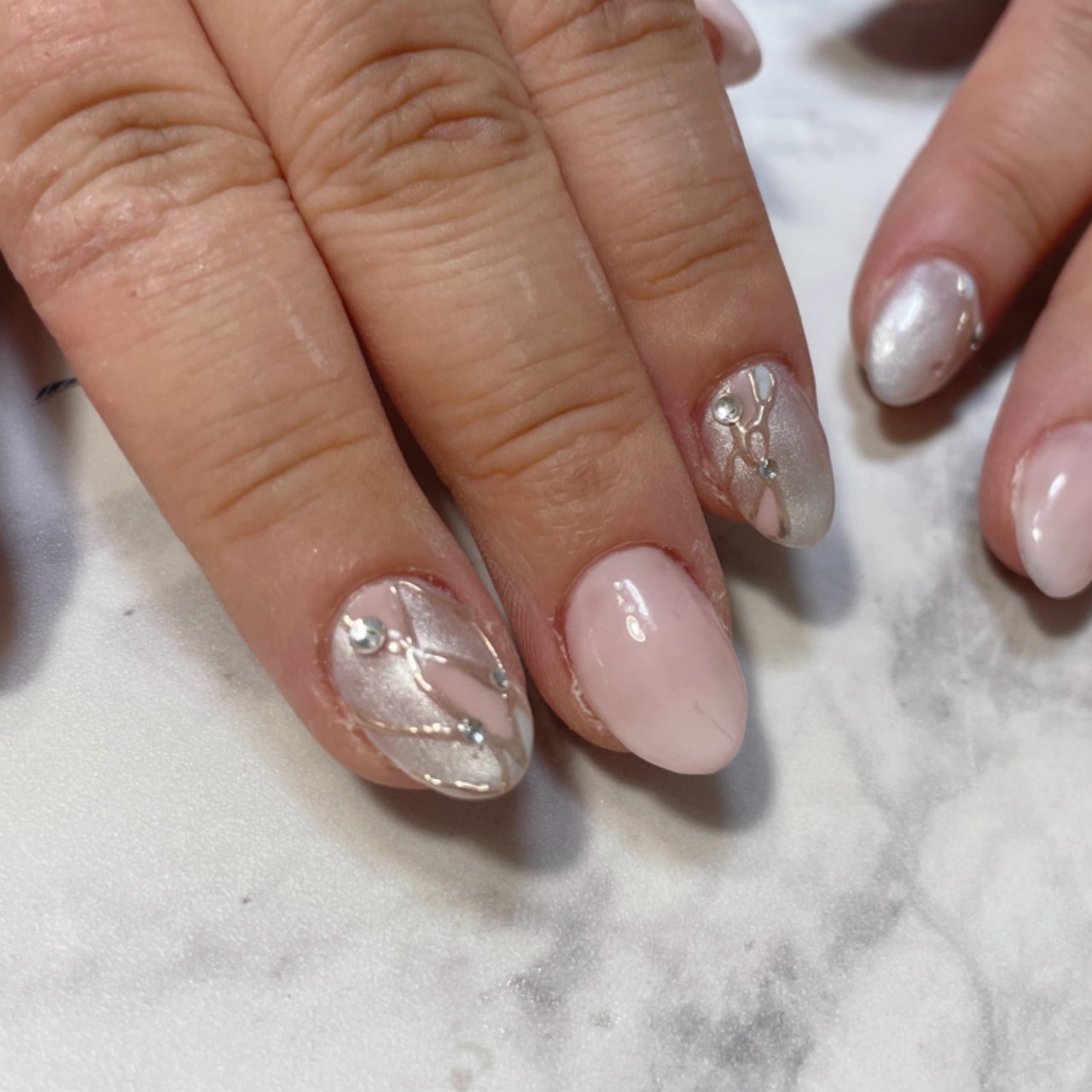 春 夏 冬 ハンド パール Anje Aiのネイルデザイン No ネイルブック