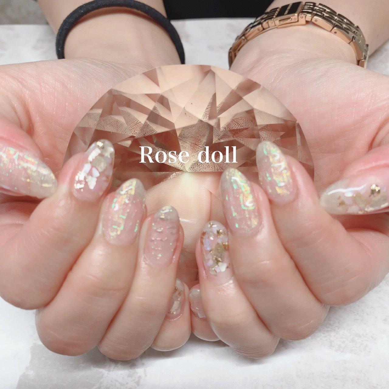 夏 ハンド ツイード Rosedollのネイルデザイン No ネイルブック