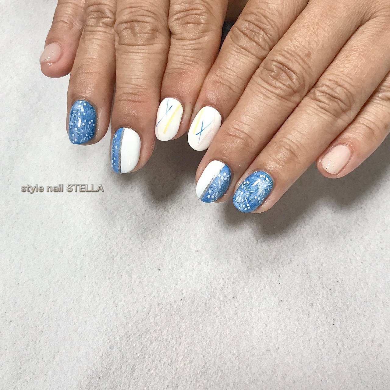 夏 ハンド ワンカラー 和 ショート Marikoのネイルデザイン No ネイルブック