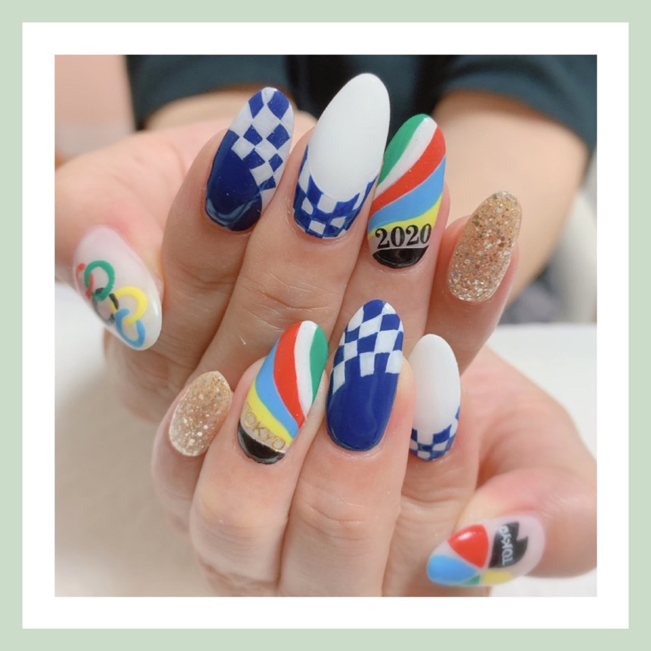 夏 ライブ スポーツ ハンド ワンカラー Grateful Nails あっちゃんこのネイルデザイン No ネイルブック