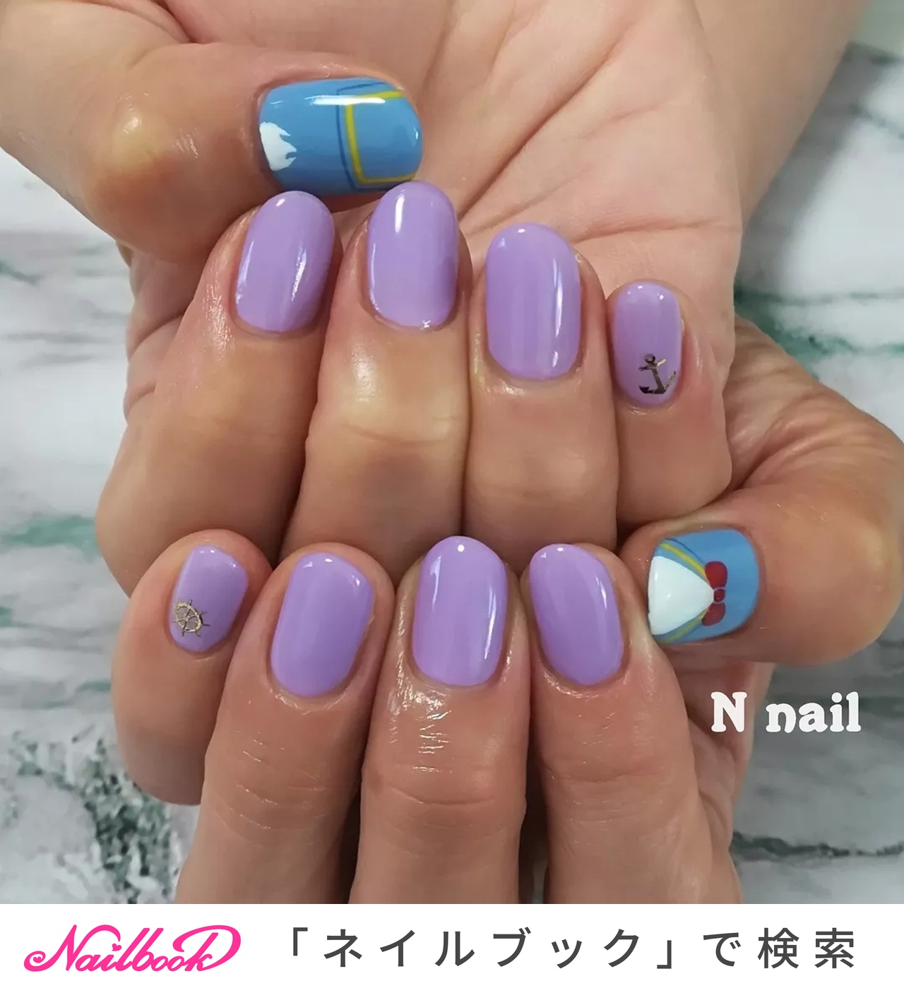 梅雨 キャラクターのネイルデザイン ネイルブック