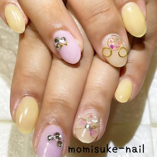 ミッキーネイルのネイルデザイン ネイルブック