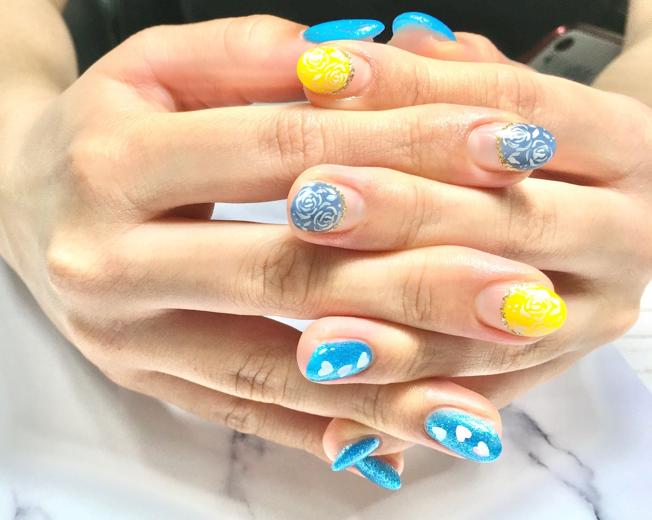 夏 海 浴衣 ライブ ハンド Nail Paletteのネイルデザイン No ネイルブック