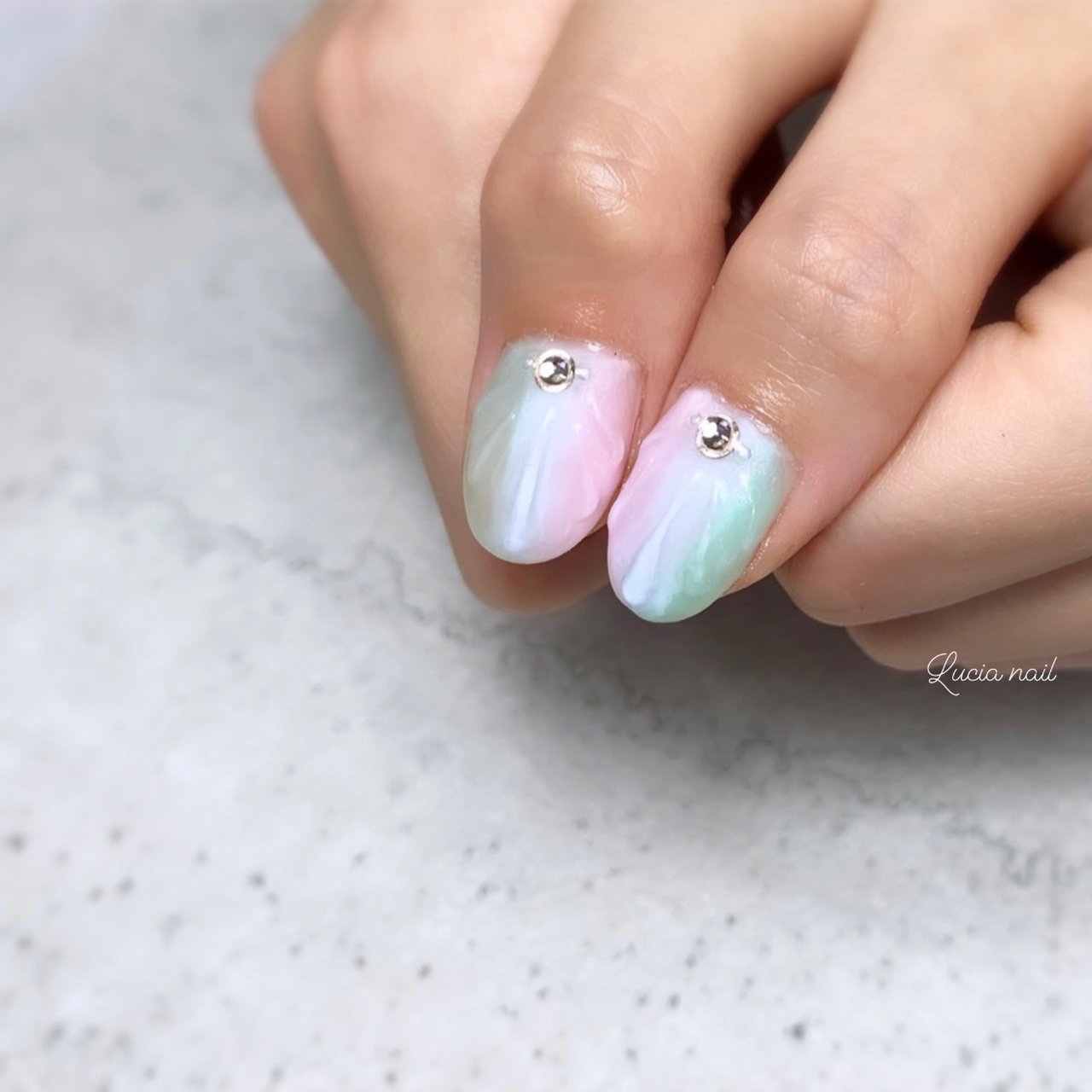 夏/海/リゾート/デート/ハンド - Lucia nailのネイルデザイン[No