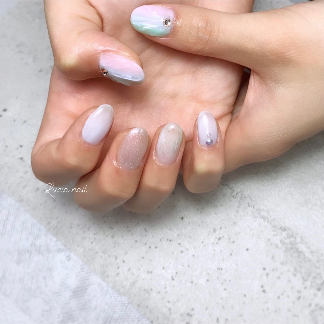 夏 海 リゾート デート ハンド Lucia Nailのネイルデザイン No ネイルブック