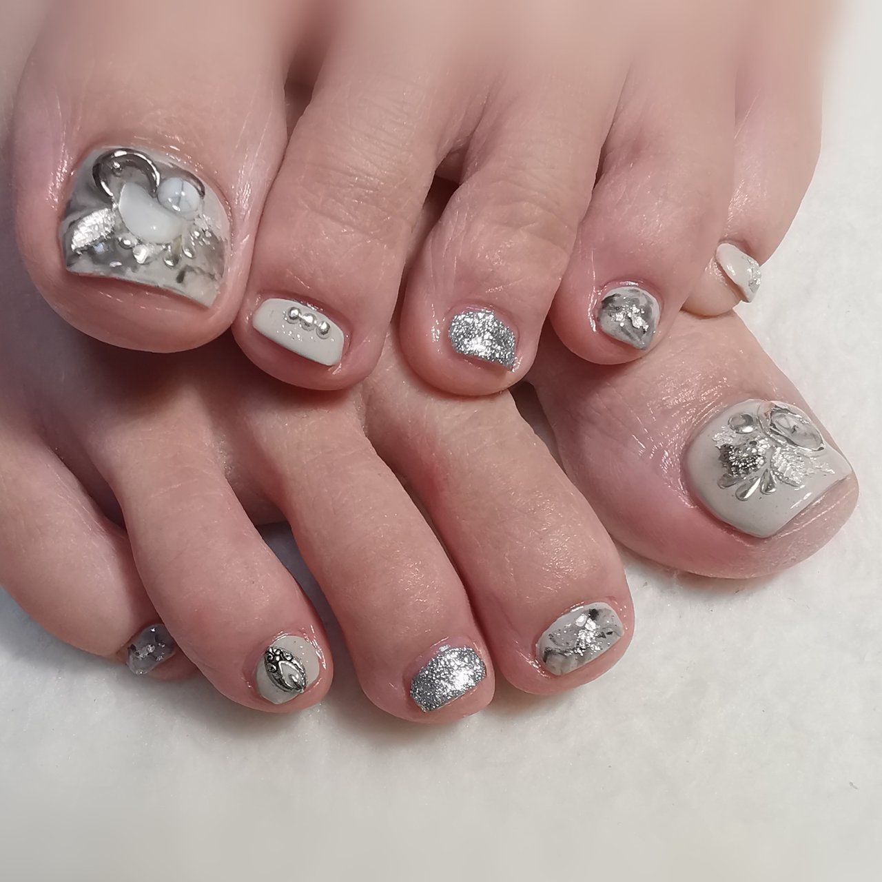 夏 秋 海 リゾート フット Reveのネイルデザイン No 651 ネイルブック