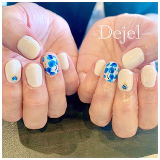 アイボリーのネイルデザイン ネイルブック