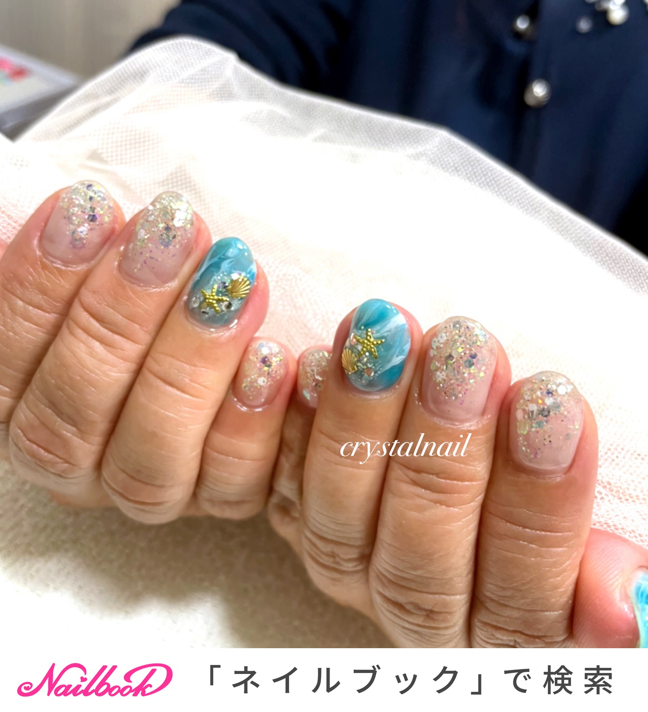 7月ネイルデザインのネイルデザイン ネイルブック