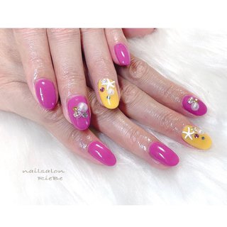 21年 新着順 ライブ イエローのネイルデザイン ネイルブック