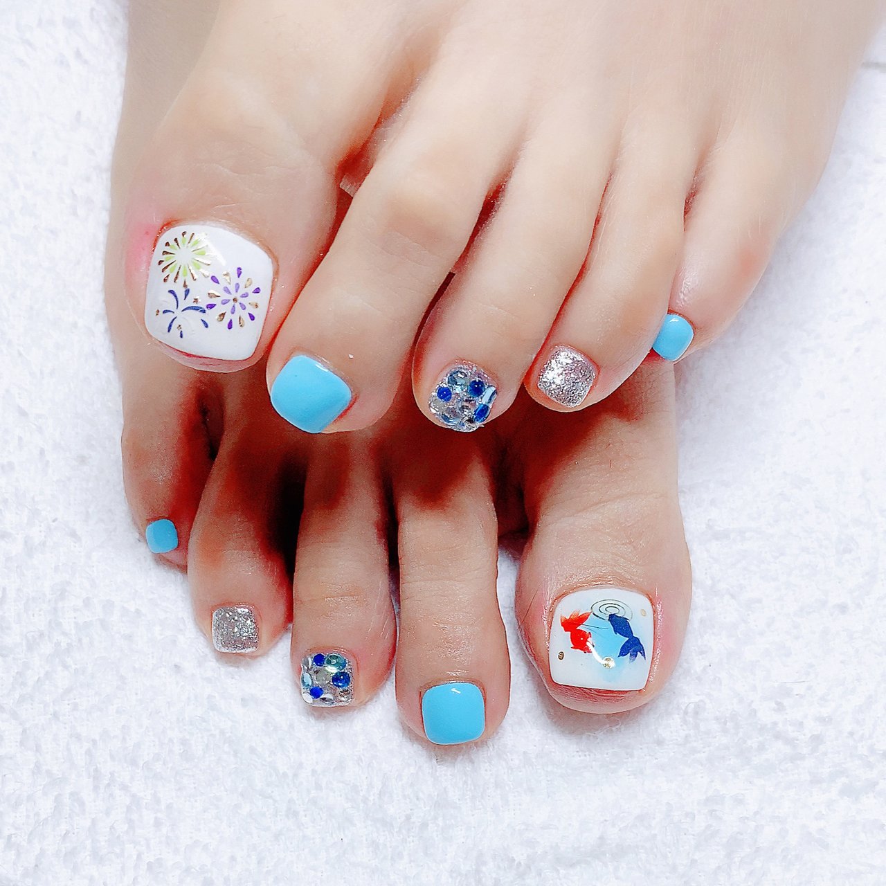 夏 海 リゾート フット お客様 涼子のネイルデザイン No ネイルブック