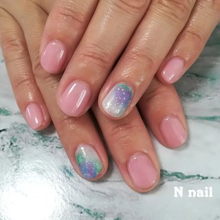 21年 新着順 ブルー 青 紫陽花ネイルのネイルデザイン 2ページ目 ネイルブック