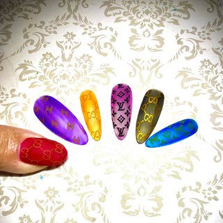 シーグラスネイルのネイルデザイン ネイルブック