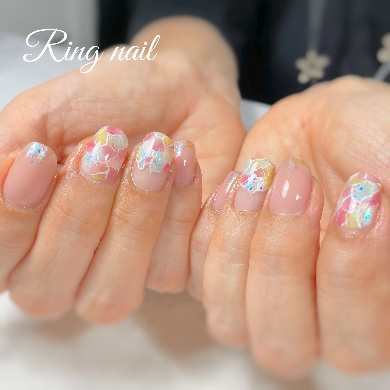 夏 オールシーズン オフィス デート ハンド Ringnailのネイルデザイン No ネイルブック