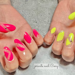 くりぬき 星のネイルデザイン ネイルブック