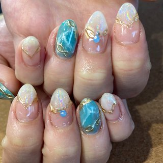 レジンのネイルデザイン ネイルブック