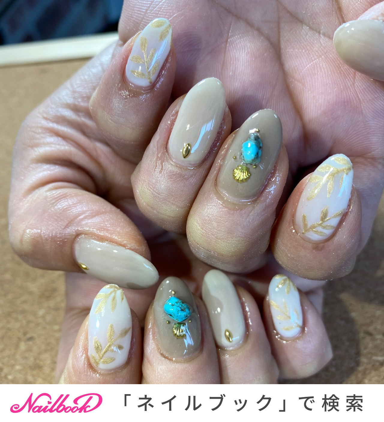 レジンのネイルデザイン ネイルブック