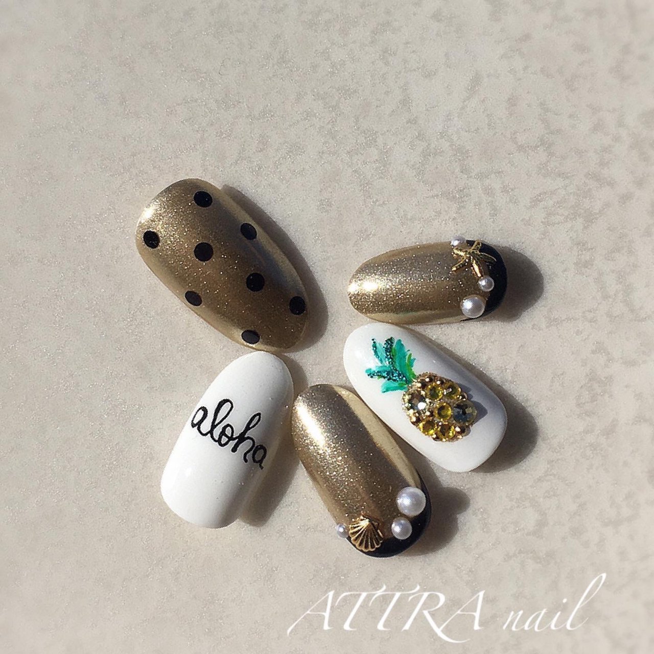 夏 海 リゾート ハンド シェル Naomiのネイルデザイン No ネイルブック