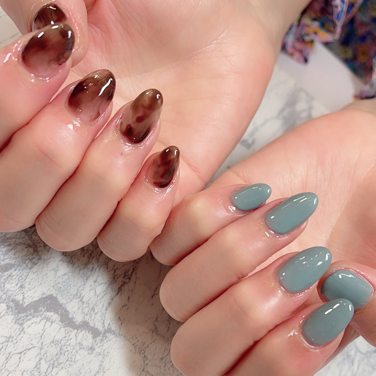 夏 秋 ハンド シンプル ワンカラー ネイルサロンマーメイドのネイルデザイン No ネイルブック