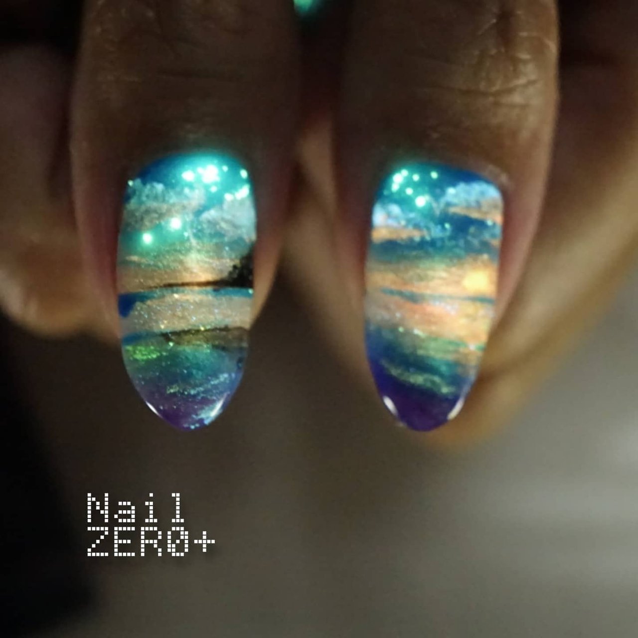 夏 海 リゾート ハンド グラデーション 塩見隼人 池袋 ネイルゼロプラスのネイルデザイン No ネイルブック