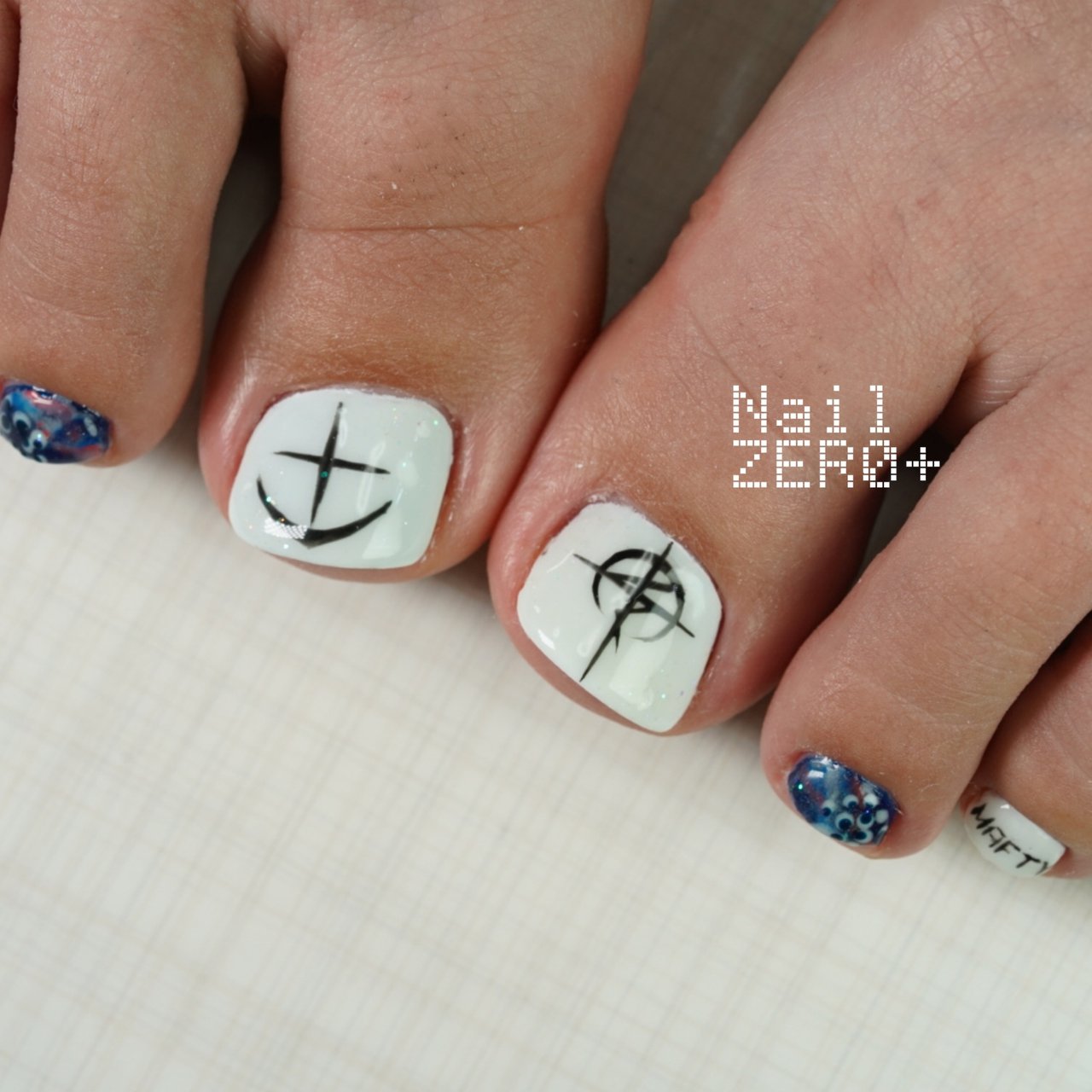 夏 ライブ 女子会 フット ワンカラー 塩見隼人 池袋 ネイルゼロプラスのネイルデザイン No ネイルブック