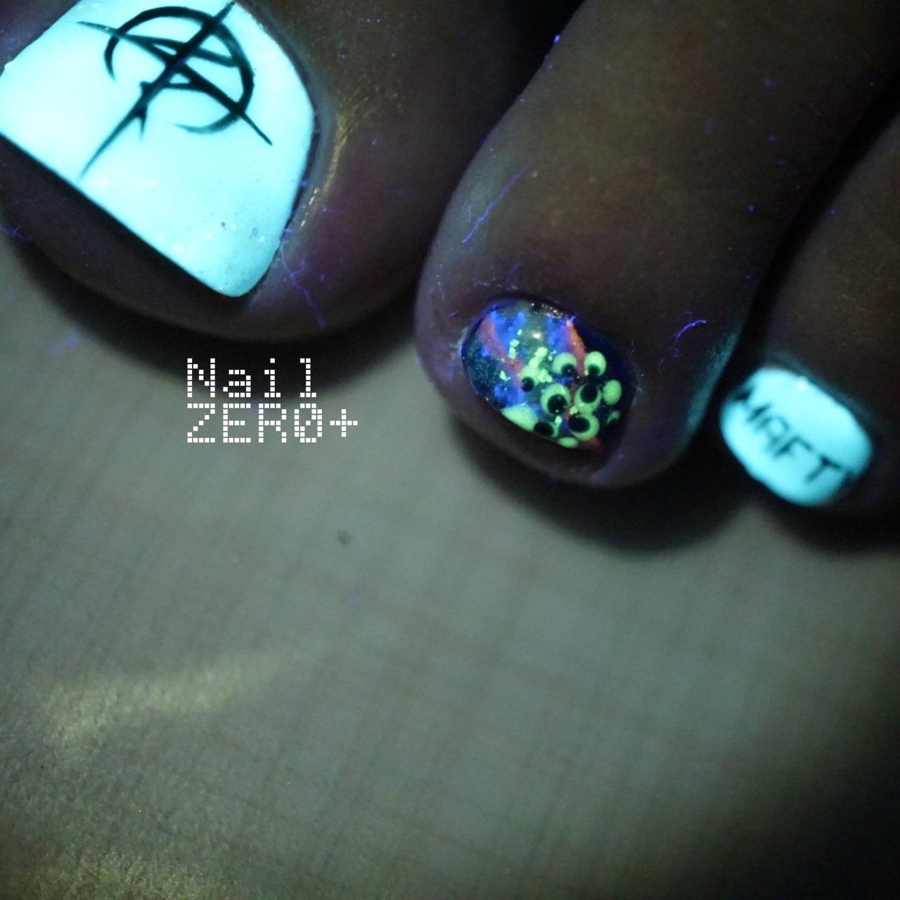 夏 ライブ 女子会 フット ワンカラー 塩見隼人 池袋 ネイルゼロプラスのネイルデザイン No ネイルブック