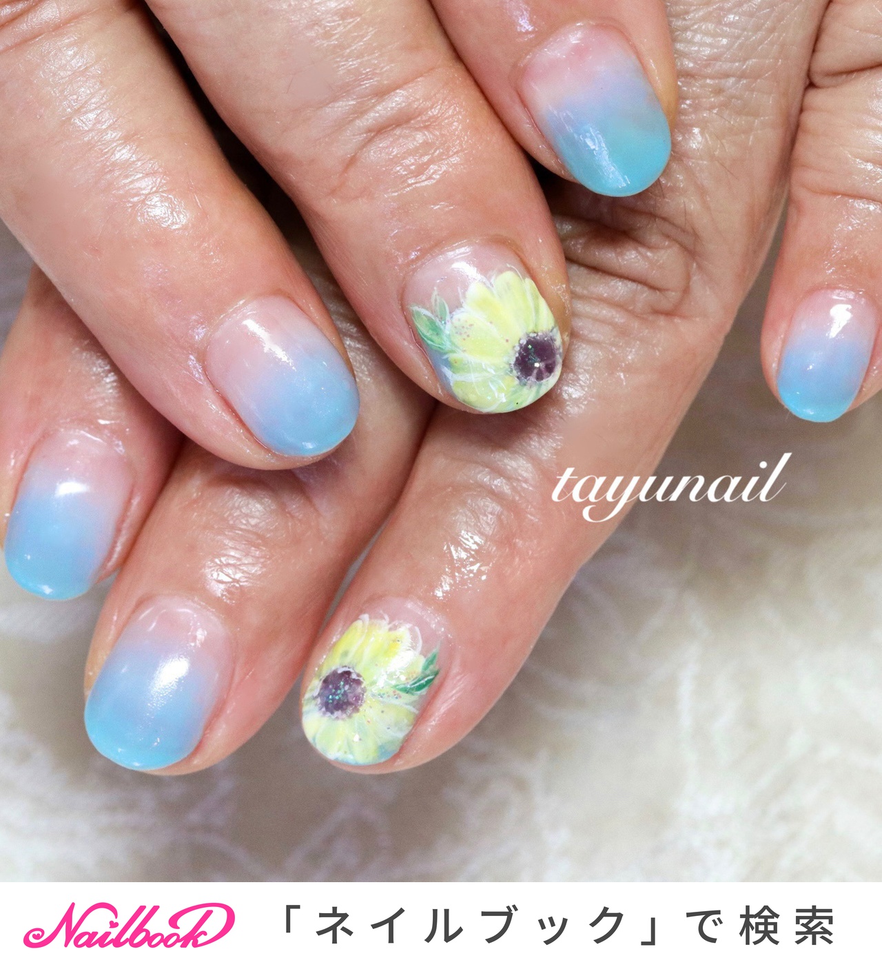 夏 海 リゾート 浴衣 ハンド Tayunailのネイルデザイン No ネイルブック