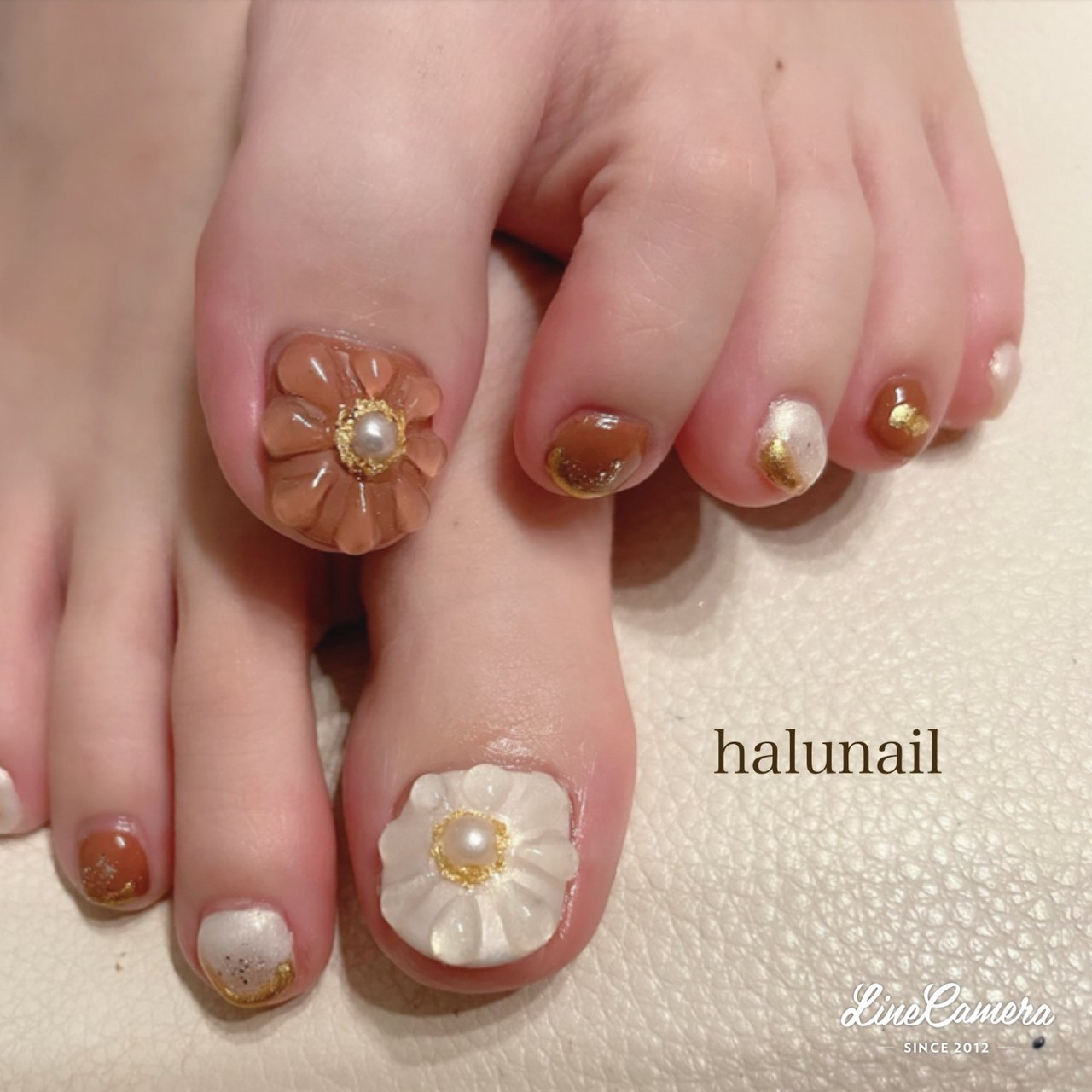 夏 オールシーズン 海 リゾート フット Halu Nailのネイルデザイン No ネイルブック