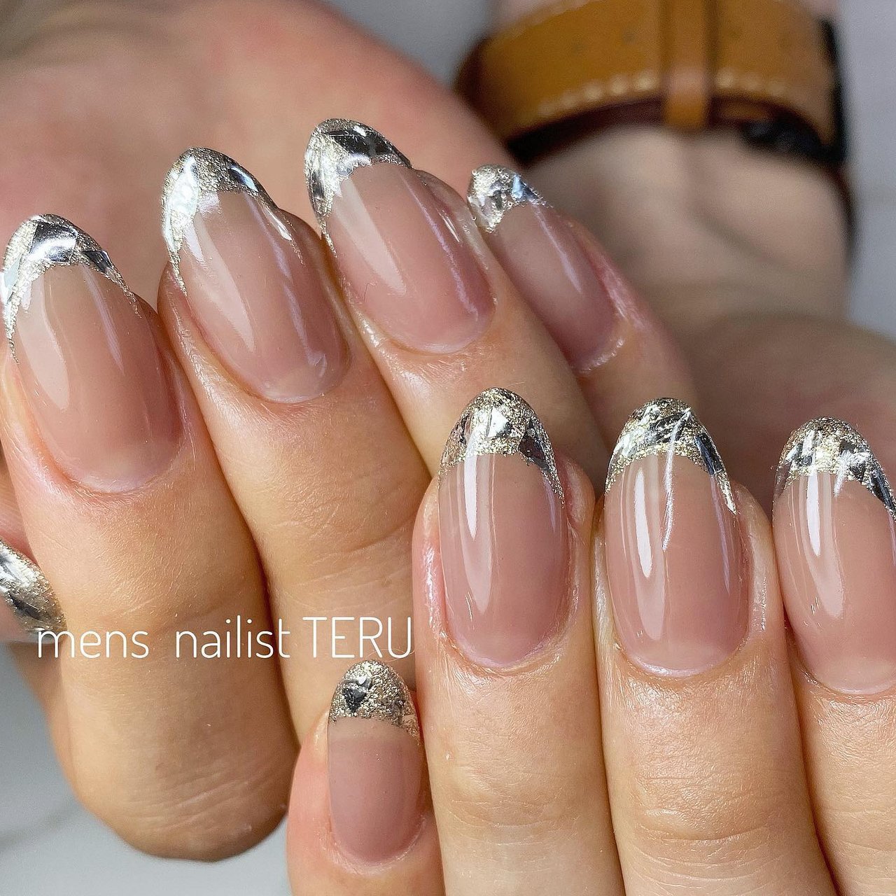 春 夏 ハンド フレンチ 大阪北堀江nail Salon Eternalメンズネイリストteruのネイルデザイン No ネイル ブック