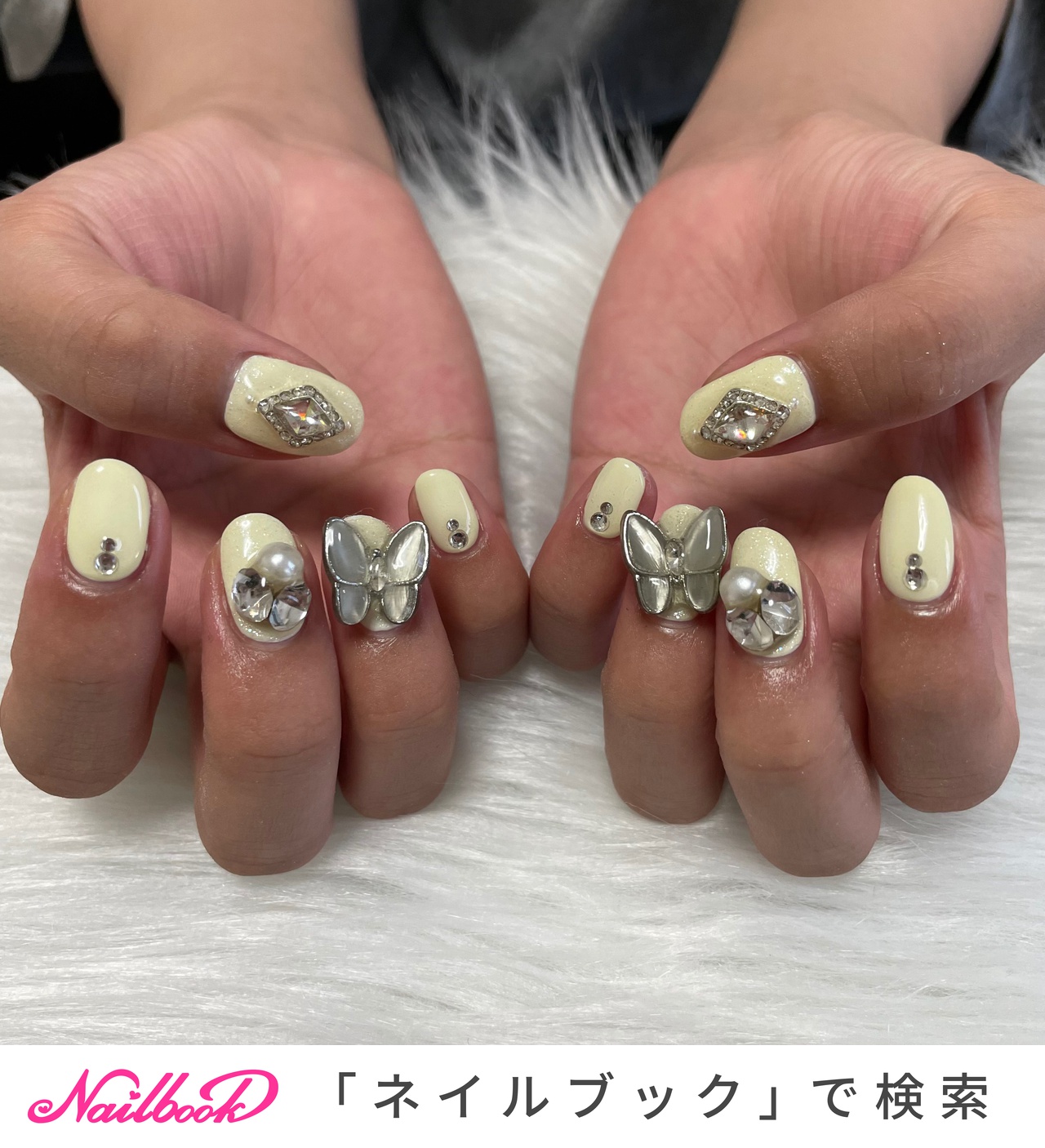 蝶ネイルのネイルデザイン ネイルブック